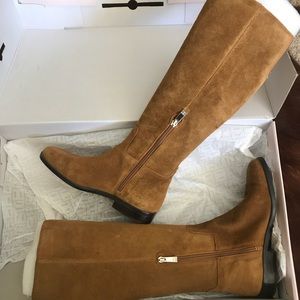 Ivanka Trump Tall Suede Riding Boots